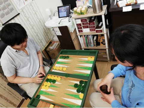 第26回 Jbl桑名 庵 例会 バックギャモン が開催されました 桑名囲碁将棋サロン庵 いおり